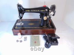 Industrial Strength Heavy Duty Singer 66k Sewing Machine, Double Belting Wow