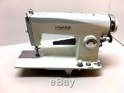 Industrial Strength Heavy Duty Vintage White Sewing Machine -sew Leather & More