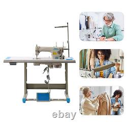 Industrial Thick Material Leather Sewing Machine with Motor & Table Stand 550W