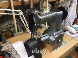 Industrial sewing machine model 47w62. New Table, Motor And Legs. Rebuild Mach