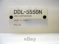 JUKI DDL-5550N Single Needle Lockstitch Industrial Sewing Machine Made in Japan