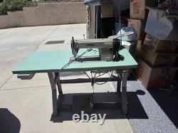 JUKI DDL-5550-6 INDUSTRIAL SEWING MACHINE M1598 & Pegasus OVERLOCK MACHINE