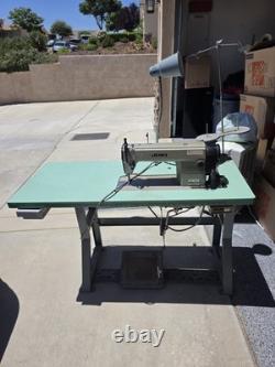 JUKI DDL-5550-6 INDUSTRIAL SEWING MACHINE M1598 & Pegasus OVERLOCK MACHINE