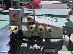 JUKI DDL-5550-6 INDUSTRIAL SEWING MACHINE M1598 & Pegasus OVERLOCK MACHINE