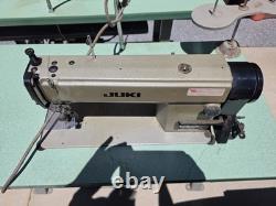 JUKI DDL-5550-6 INDUSTRIAL SEWING MACHINE M1598 & Pegasus OVERLOCK MACHINE
