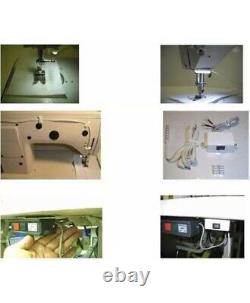 JUKI DDL-8700 Industrial Sewing Machine Lockstitch Servo Motor Stand LED LAMP