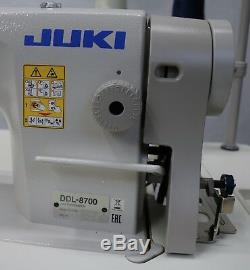 JUKI DDL-8700 Single Needle, With Stand, Servo Motor & LED LAMP FULLY ASSEMBLED