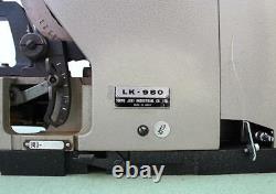 JUKI LK-980 Label Tacker 7/8 x 7/8 42 Stitches Industrial Sewing Machine 220V