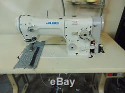 JUKI LZ-2286 Industrial Sewing Machine Single Needle 3 Stitch ZigZag Table/Motor