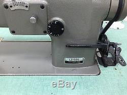 JUKI LZ-571 Industrial Zig-Zag Embroidery Sewing Machine Leather Works Great