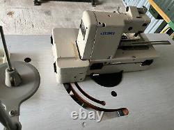 JUKI MBH-180 Buttonhole Industrial Sewing Machine with Table and Motor