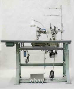 JUKI MF-7523 3 Needle Coverstitch Industrial Sewing Machine With Table and Servo