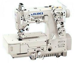 JUKI MF-7523 3 Needle Coverstitch Industrial Sewing Machine With Table and Servo