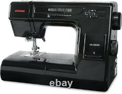 Janome HD3000 Black Special Edition Industrial Grade Sewing Machine Sews Leather