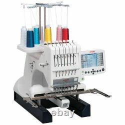 Janome MB7 Commercial 7 Needle Embroidery Machine + Ava Cabinet New