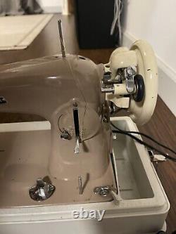 Japan Made Leather and Canvas Sewing Machine. Totally Refurbished. Unique. MSK