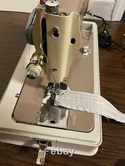 Japan Made Leather and Canvas Sewing Machine. Totally Refurbished. Unique. MSK