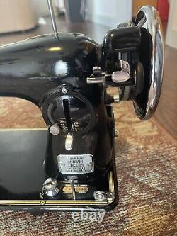 Japan Made Nice Leather and Canvas Sewing Machine. Totally Refurbished. MS6