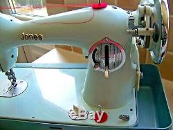 Jones Brother Drop Feed S/stitch Semi Industrial Sewing Machine, Expert Serviced