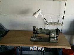 Juki 562 Walking foot industrial sewing machine complete with table and stand