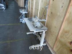 Juki 6321007400 DDL-5550N-7 Industrial Sewing Machine Table and Servo Motor Mode