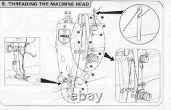 Juki DDL8700 H Lockstitch Heavy Materials with Servo Motor, Stand, Lamp 8700H. DIY