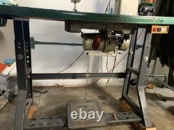 Juki DDL-542 Industrial Sewing Machine Head with Table & Clutch Motor