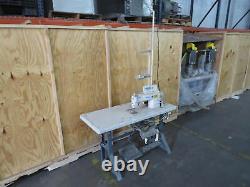 Juki DDL-5550N-7 CP-130 Industrial Sewing Machine Table and AC Servo Motor ACNP
