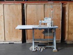 Juki DDL-5550N-7 CP-130 Industrial Sewing Machine Table and AC Servo Motor ACNP