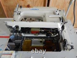 Juki DDL-5550N-7 CP-230 Industrial Sewing Machine Table and Servo Motor T189371