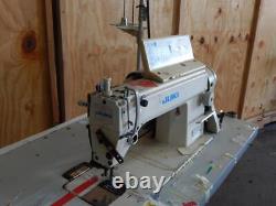 Juki DDL-5550N-7 CP-230 Industrial Sewing Machine Table and Servo Motor T189371