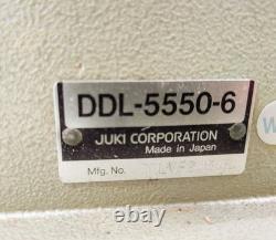 Juki DDL-5550-6 Industrial Sewing Machine Single Needle Lockstitch with table
