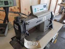 Juki DDL-5550-6 LLSN2 Industrial Sewing Machine Table and Servo Motor MPMA21J10