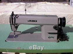 Juki DDL-5550 Industrial Sewing Machine with Table and Motor Upholstery Canvas