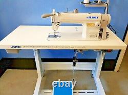 Juki DDL 8100e Industrial Sewing Machine Complete With Stand, Top & Servo Motor