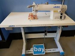 Juki DDL 8100e Industrial Sewing Machine Complete With Stand, Top & Servo Motor