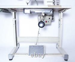 Juki DDL-8700 Lockstitch Sewing Machine with Servo Motor, Stand, Lamp, Free Chair. DIY