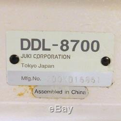 Juki DDL 8700 Single Needle Auto-Lube Sewing Machine with 1/2 HP Motor and Table