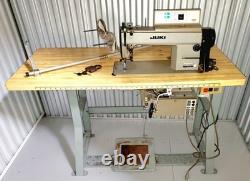 Juki Ddl-5550-6 Industrial Sewing Machine Table Parts Only Needs Motor Repaired