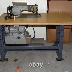 Juki Ddl-5550-6 Industrial Sewing Machine Table Parts Only Needs Motor Repaired