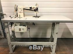 Juki Dnu-241h Walking Foot Big Bobbin +rev 110v Servo Industrial Sewing Machine