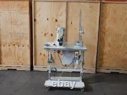 Juki LK-1900 SA MC-590 Industrial Sewing Machine Table and Servo Motor T189467