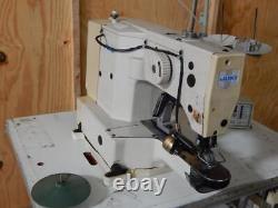 Juki LK-1900 SA MC-590 Industrial Sewing Machine Table and Servo Motor T189467
