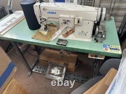 Juki LZ-391 japan industrial commercial sewing machine with table Juki LZ-391 japan industrial commercial sewing machine with table