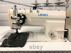 Juki Lh-3128 2 Needlefeed 1/8 Reverse 110volt Motor Industrial Sewing Machine