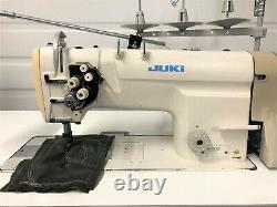 Juki Lh-3128 2 Needlefeed 1/8 Reverse 110volt Motor Industrial Sewing Machine