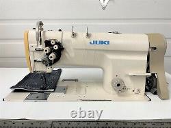 Juki Lh-3128 2 Needlefeed 3/8 Reverse 110volt Motor Industrial Sewing Machine