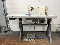 Juki Lh-3128 2 Needlefeed 3/8 Reverse 110volt Motor Industrial Sewing Machine