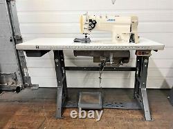 Juki Lh-3128 2 Needlefeed 3/8 Reverse 110volt Motor Industrial Sewing Machine