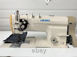 Juki Lh-3128 2 Needlefeed 3/8 Reverse 110volt Motor Industrial Sewing Machine